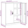 vidaXL Aufbewahrungsschrank Anthrazit 90 x 40 x 105 cm Stahl