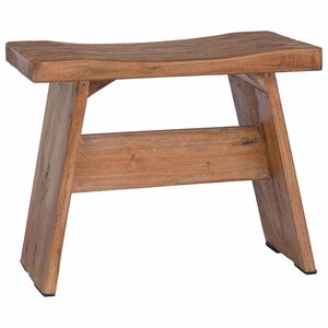 vidaXL Hocker Natur 40 x 25 x 31 cm Mahagoni Holz