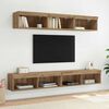 vidaXL TV-Wandschrank Panama Artisan-Eiche 100 x 30 x 30 cm