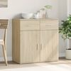 vidaXL Sideboard Sonoma-Eiche 79x38x80 cm Holzwerkstoff