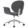 vidaXL Drehbare Esszimmerst&uuml;hle 6 Stk. Grau Stoff