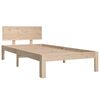 vidaXL Massivholzbett 90x190 cm