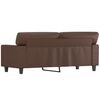 vidaXL 2-Sitzer-Sofa Braun 140 cm Kunstleder