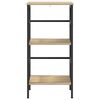 vidaXL B&uuml;cherregal Sonoma-Eiche 40 x 29,5 x 81 cm Holzwerkstoff