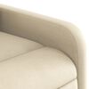 vidaXL Relaxsessel mit Aufstehhilfe Creme Stoff