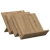 vidaXL Magazinregal Artisan-Eiche 53 x 40 x 28,5 cm Holzwerkstoff