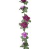 vidaXL Blumengirlanden 6 Stk. Fr&uuml;hlingsrosen Helllila 250 cm