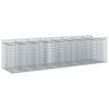 vidaXL Gabionen-Hochbeet 4 stk. 400 x 100 x 100 cm Verzinkter Stahl