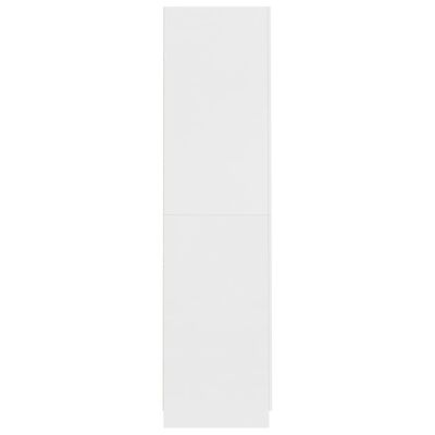 vidaXL Kleiderschrank Weiß 90x52x200 cm Holzwerkstoff