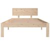 vidaXL Massivholzbett Kiefernholz 100x200 cm