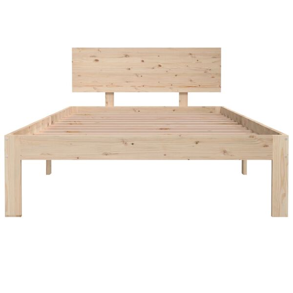 vidaXL Massivholzbett Kiefernholz 100x200 cm