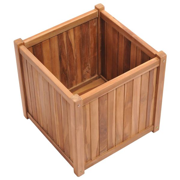 vidaXL Hochbeet 50x50x50 cm Massivholz Teak