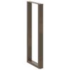 vidaXL Bartischbeine U-Form 2 Stk. Naturstahl 40x(110-111) cm Stahl