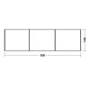 Easy Camp Windschutz 500x140 cm Grau