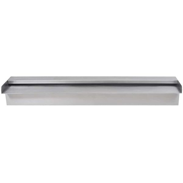vidaXL Pool-Wasserfall Font&auml;ne Rechteckig Edelstahl 60 cm