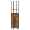 vidaXL Badezimmerm&ouml;bel-Set mit Schubladen Altholz Holzwerkstoff