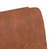 vidaXL Esszimmerst&uuml;hle mit Rollen 2 pcs Braun 57 x 67 x 95 cm