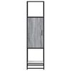 vidaXL Highboard Grau Sonoma 35,5x35x139 cm Holzwerkstoff und Metall