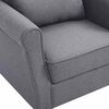 vidaXL Sessel Dunkelgrau Stoff