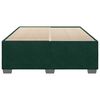 vidaXL Bettgestell ohne Matratze Dunkelgr&uuml;n 140x190 cm Samt