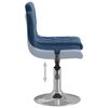 vidaXL Barhocker Blau Samt