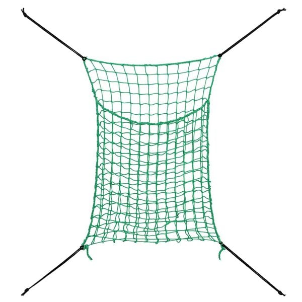 vidaXL Heunetze 2 Stk. Rechteckig Gr&uuml;n 200x120 cm PP