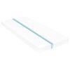 vidaXL Tagesbett mit Matratze USB Dunkelbraun Stoff 90x200 cm