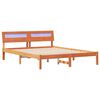 vidaXL Bettrahmen Wachsbraun 150 x 200 cm Massives Kiefernholz