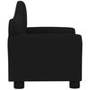 vidaXL Kindersofa Schwarz Samt