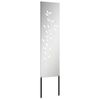 vidaXL Garten Sichtschutz-Leinwand Silber 32 x 140 cm Verzinkter Stahl