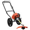 vidaXL Freischneider mit R&auml;dern Orange 52 cm&sup3; 1,45 kW