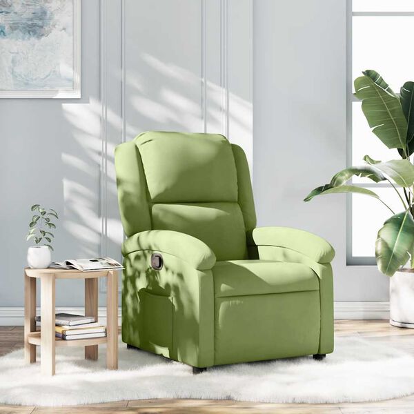 vidaXL Relaxsessel Hellgr&uuml;n Samt