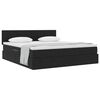 vidaXL Aufbewahrungsbett mit Matratze Schwarz 160 x 200 cm Samt
