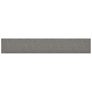 vidaXL Wandkopfteilen 12 stk. 90 x 15 cm Hellgrau Stoff