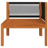 vidaXL 5-teiliges Garten-Lounge-Set mit Kissen Creme 63 x 63 cm