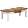 vidaXL Couchtisch 110x50x40 cm Massivholz Mango