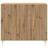 vidaXL Sideboard Artisan-Eiche 90 x 34 x 80 cm Holzwerkstoff