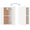 vidaXL 4-tlg. TV-Schrank-Set Wei&szlig; Holzwerkstoff