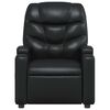 vidaXL Relaxsessel Schwarz Kunstleder