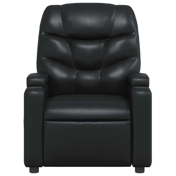 vidaXL Relaxsessel Schwarz Kunstleder