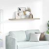 vidaXL Schweberegal Eichen-Optik 120x23,5x3,8 cm MDF