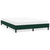 vidaXL Bettgestell ohne Matratze Dunkelgr&uuml;n 140x220 cm Samt