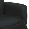 vidaXL Relaxsessel mit Fu&szlig;teil Schwarz Kunstleder