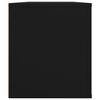 vidaXL TV-Schrank Schwarz 100x35x40 cm Holzwerkstoff