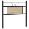 vidaXL Kopfteil Sonoma-Eiche 75 cm Holzwerkstoff und Stahl