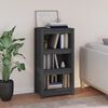 vidaXL B&uuml;cherregal Grau 50x35x97 cm Massivholz Kiefer