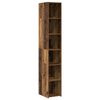 vidaXL Highboard Altholz 30 x 41 x 185 cm Holzwerkstoff