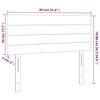 vidaXL Kopfteil Taupe 90x5x78/88 cm Stoff