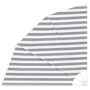 vidaXL Balkon Sichtschutz 140 x 140 cm Polyester Anthrazit und Wei&szlig;