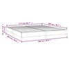 vidaXL Boxspringbettgestell Rosa 180x200 cm Samt